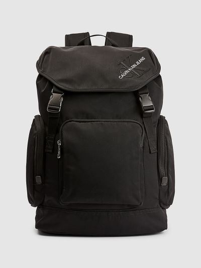 Calvin Klein Táskák & Kiegészítők HU198708 | Calvin Klein Flap Férfi Hátizsák Fekete
